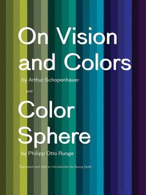 cover image of On Vision and Colors
